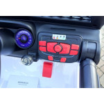 Elektrické autíčko - Jeep S2388 - nelakované - biele